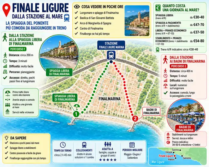 Torino Finale Ligure treno
