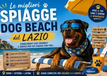 Lazio spiagge cani