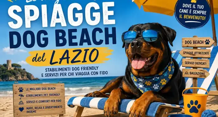 Lazio spiagge cani