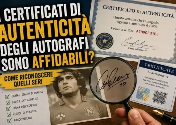 certificagto autografi