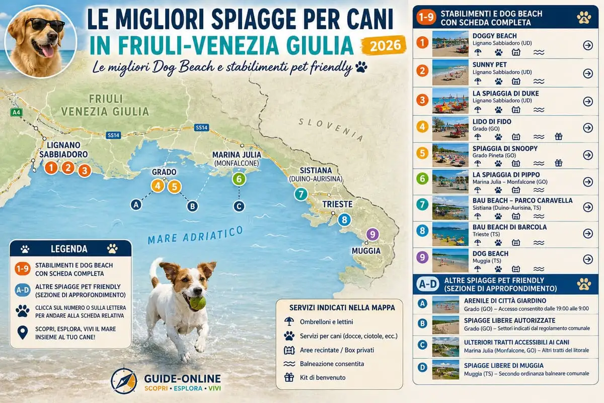 spiagge cani Friuli