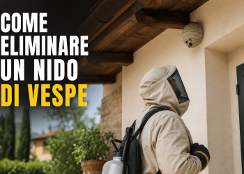 come rimuovere nido di vespe