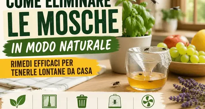 mosche rimedi naturali