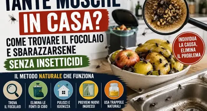mosche sistemi per eliminarle