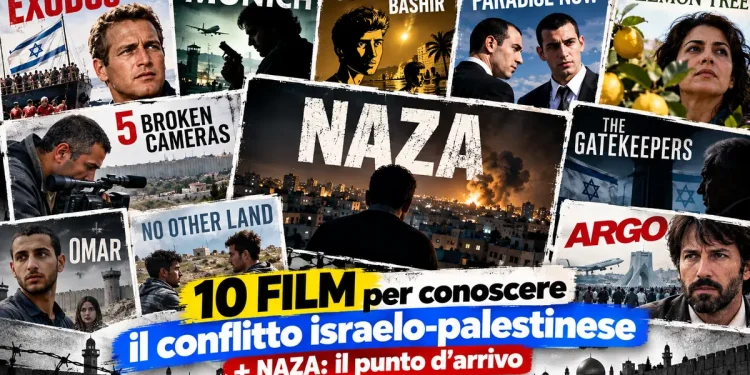 10 film per conoscere il conflitto israelo-palestinese con NAZA