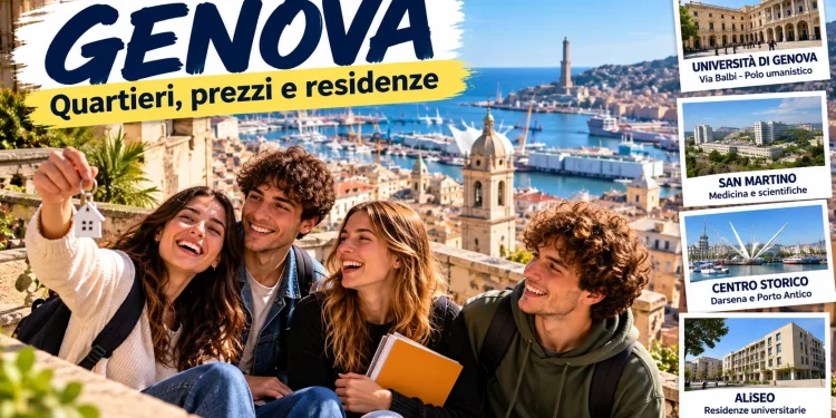 Genova costi alloggi Università