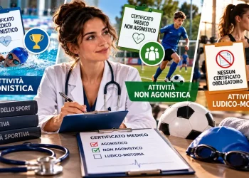 Attività agonistica e non agonistica: quale certificato medico serve per ogni sport
