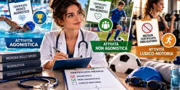 Attività agonistica e non agonistica: quale certificato medico serve per ogni sport