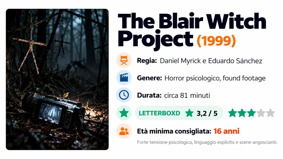 The blair witch project locandina