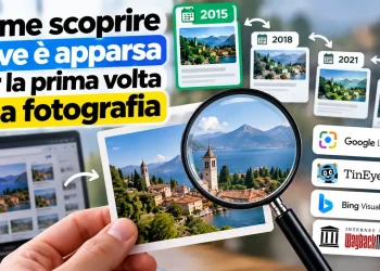 Come scoprire dove è apparsa per la prima volta una fotografia