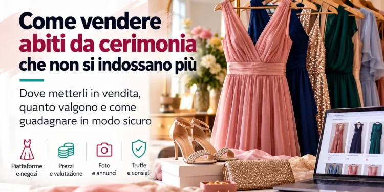 vendere abiti cerimonia