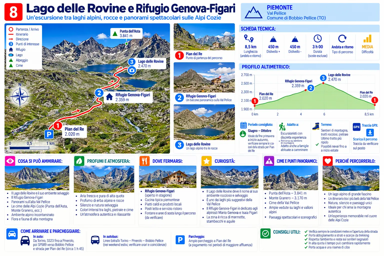 Lago Rovine camminata