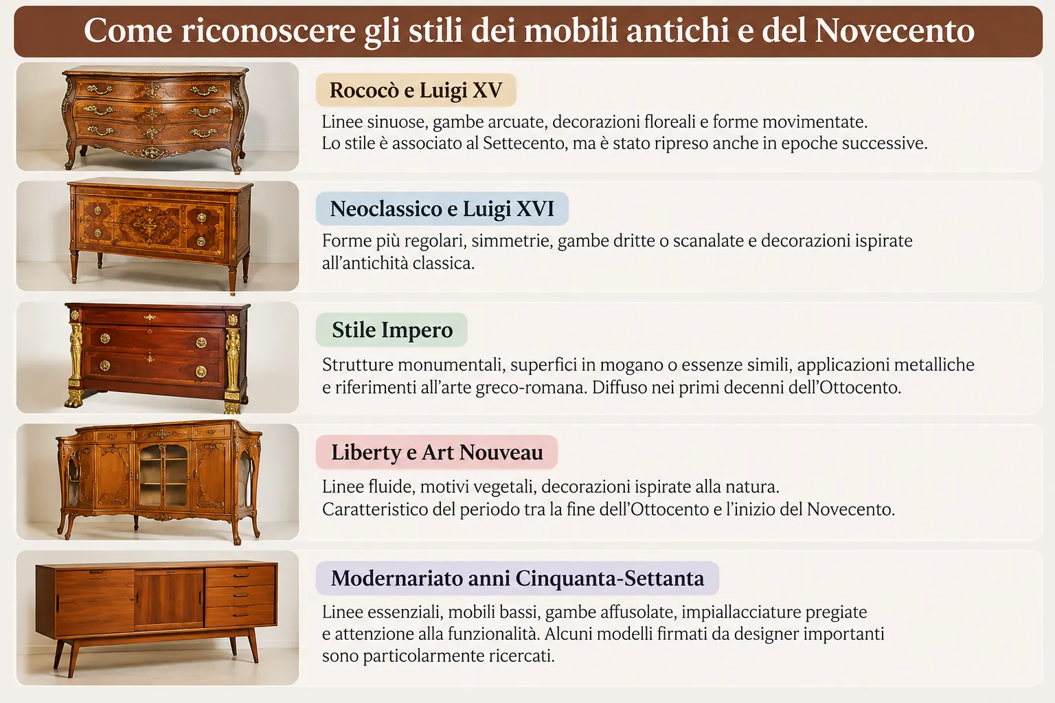 mobili stili